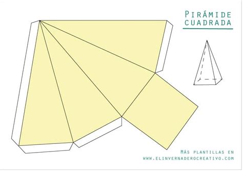 Facil Como Hacer Una Piramide En Cartulina Edmee Allaire