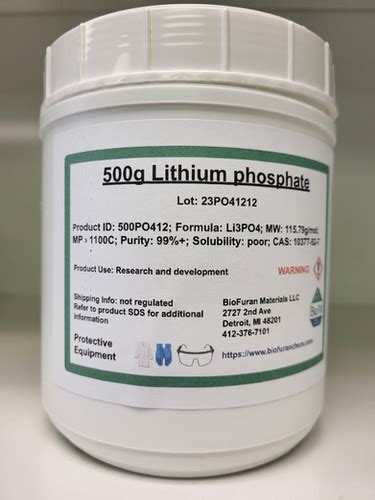 Lithium phosphate | BioFuran Materials