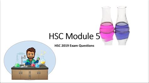 Hsc Chemistry Exam Solutions Module 5 Equilibrium And Acid Reactions 2019 Youtube