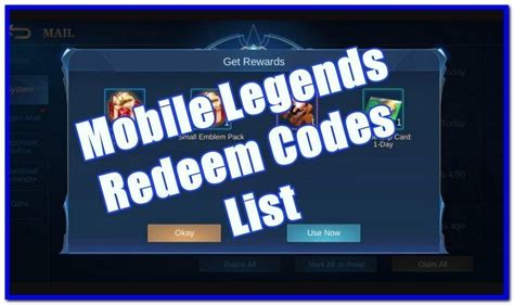 Mobile Legends Redeem Code Free 2024 Gameinstants