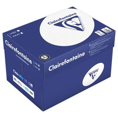 Carton De 5 Ramettes De Papier Extra Blanc A3 90g Clairalfa