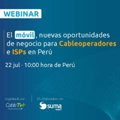 Suma M Vil En Colaboraci N Con Cable Tv Organiza Un Webinar Para