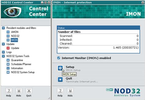 properties  nod antivirus system offer