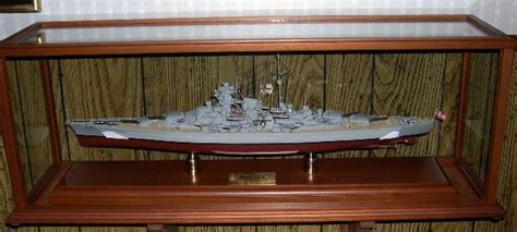 KMS Bismarck Ship Model - WWII German Battleship - 1/350 Scale Mahogany ...