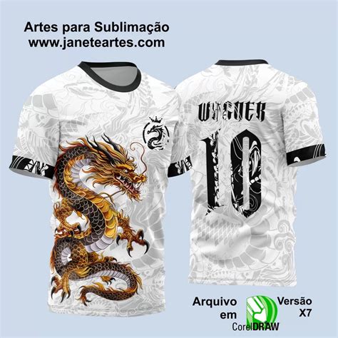 Arte Vetor Camisa InterClasse Dragão 2024