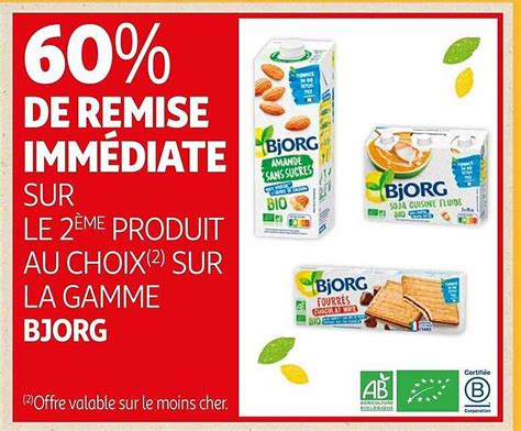 Promo La Gamme Bjorg Chez Auchan ICatalogue Fr