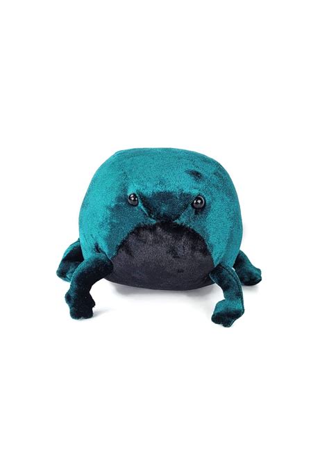 Angry Rain Frog Plushie With Squeaker Grumpy Frog Stuffy Etsy