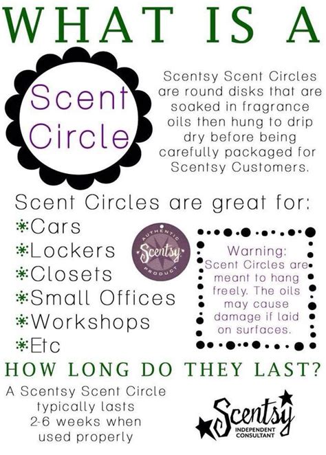 Scentsy Also Has Scent Circles For Many Locations To Make Any Area