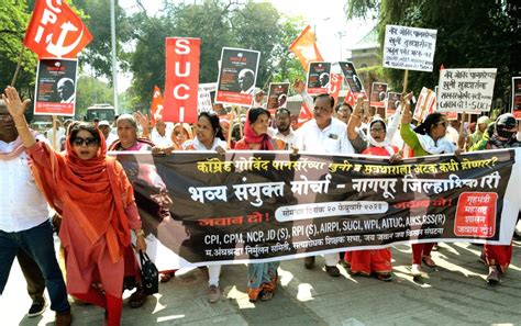 Nagpur Activists From Different Organisations During A Statewide