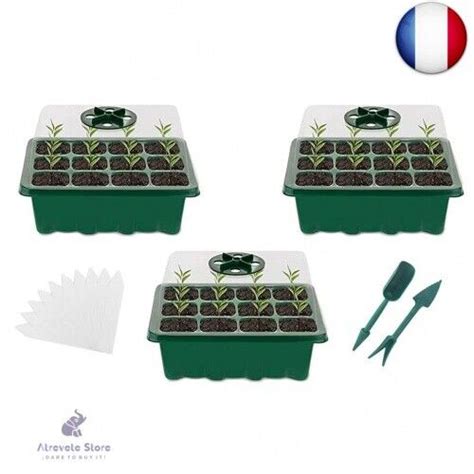 Mini Serre Pour Plantes Pi Ces Cellules Int Rieure Plateau Semis