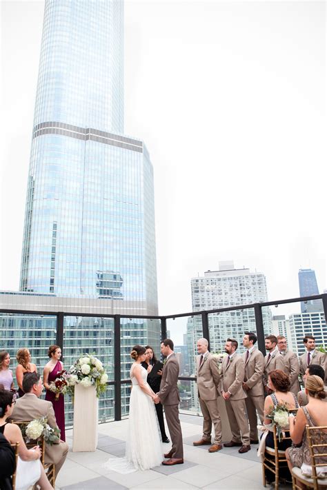 Chicago Rooftop Wedding Ceremony