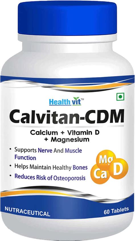 Buy HEALTHKART CALCIUM TABLETS FOR MEN WOMEN WITH VITAMIN D3 FOR