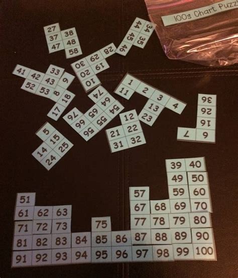 Free Hundred Chart Puzzles - Classroom Freebies