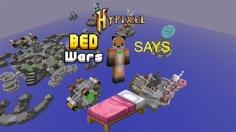 Minecraft Bed Wars And Hypixel Says Youtube