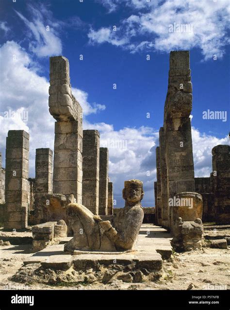 ADORATORIO ESCULTURA DE CHAC MOOL DIOS MAYA Location TEMPLE OF THE