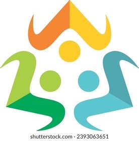 People Circle Teamwork Vector Logos Stock Vector (Royalty Free) 2393063651 | Shutterstock