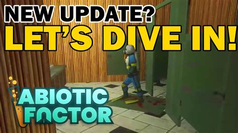 Abiotic Factor S New Update Crush Depth Is Out Now Youtube