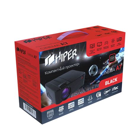 Проектор HIPER CINEMA A7 Black купить за руб на официальном сайте HIPER.