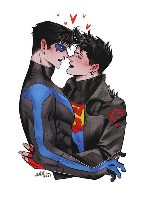 Kondick Conner Kent X Dick Grayson Supersons By Dovecuckoo Twitter Artofit