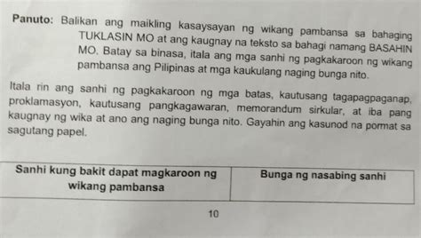 Sanhi Kung Bakit Dapat Magkaroon Ng Wikang Pambansa Bunga Ng Nasabing