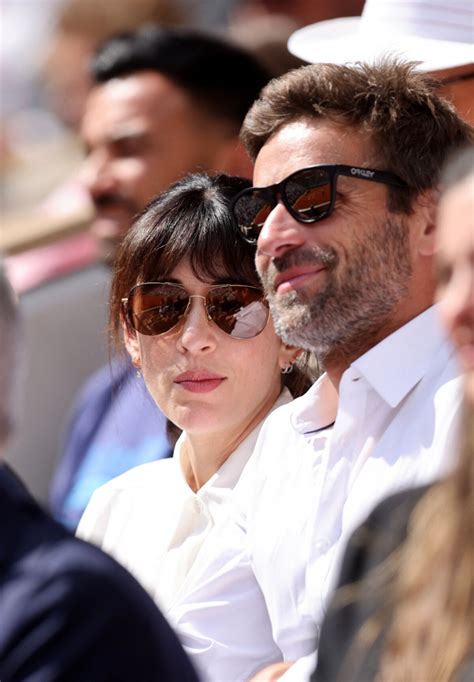 Photo Nolwenn Leroy Et Son Compagnon Arnaud Cl Ment Dans Les Tribunes