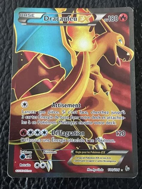 Carte Pokemon Dracaufeu Ex Fa Xy Tincelles Occasion Eur