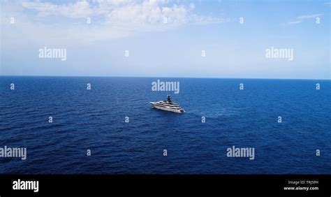 Yacht In The Mediterranean Sea Stock Photo Alamy