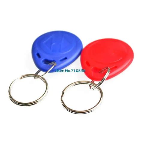 Pcs Khz Rfid Proximity Id Token Key Tag Keychain Waterproof New In