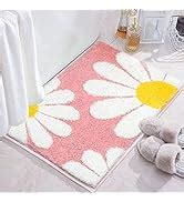 Amazon Notasa Boho Bathroom Rugs Half Circle Bath Mat Cute