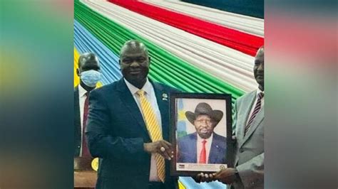 President Salva Kiir’s New Official Portrait Unveiled By Machar South Sudan