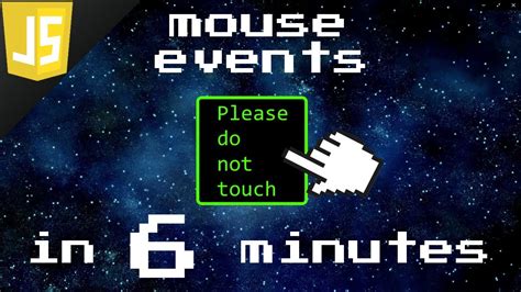 Javascript Mouse Events Youtube