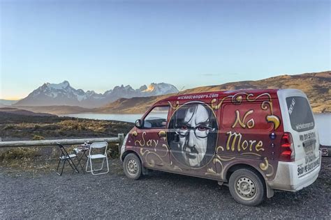 Camping Vor Dem Torres Del Paine Nationalpark Torres Del Paine Van