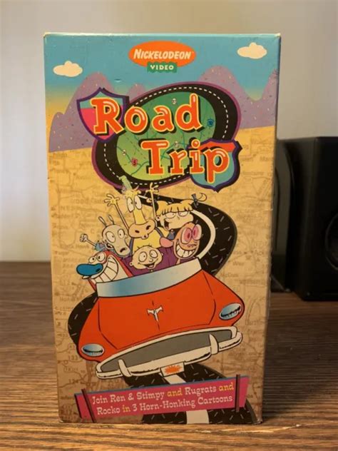 Nickelodeon Road Trip Vhs Rugrats Ren Stimpy Rockos Modern