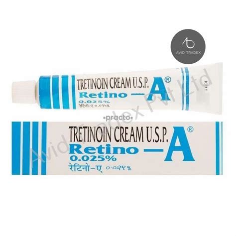 Retino A 0 025 Cream Tretinoin Packaging Size 20g Tube At Rs 240 Piece In Nagpur