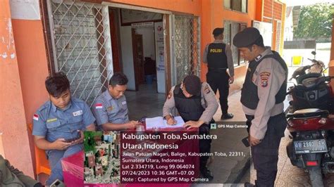 Antisipasi Pencurian Dengan Kekerasan Sat Samapta Polres Toba Patroli