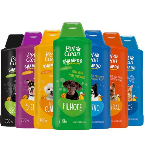 Shampoo e Condicionador para Cães e Gatos Pet Clean Faz a Boa