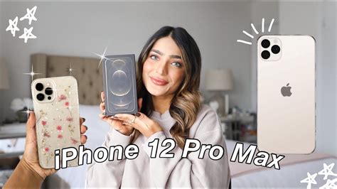 Unboxing My New Iphone 12 Pro Max In Gold Unboxing Accessories