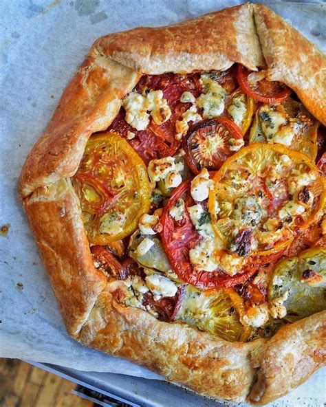 Heirloom Tomato Galette Recipe Tasting Table Recipe Galette