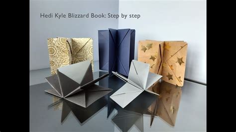 Hedi Kyle blizzard book tutorial - step by step | Handmade books ...