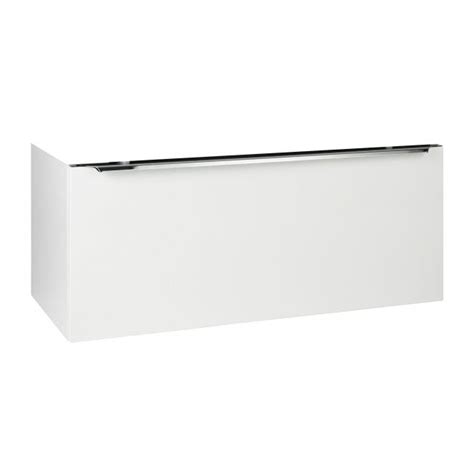 K VIT Kore 800mm Single Drawer Unit Gloss White Build Plumb