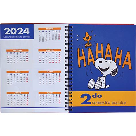 Agenda Escolar Danpex Snoopy 23 24 Amarillo Lumen