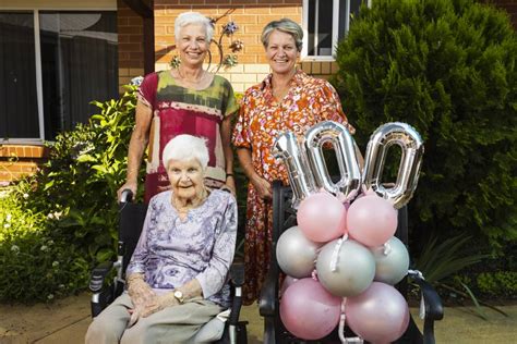 Yackandandah Healths Aged Care Home Resident Marie Dodd Turns 100