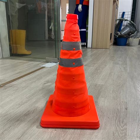 PVC PE EVA Road Cone Orange Retractable Safety Traffic Cone China