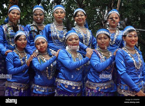 Bangladeshi Indigenous Peoples With The Traditional Dress And Ornaments