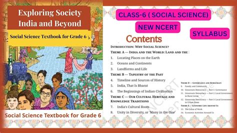 Exploring Society India And Beyond Class Social Science New Ncert