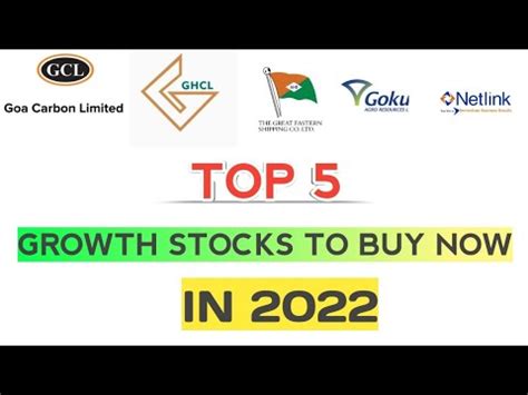 Top 5 Growth Stocks For 2022 Growth Stocks YouTube