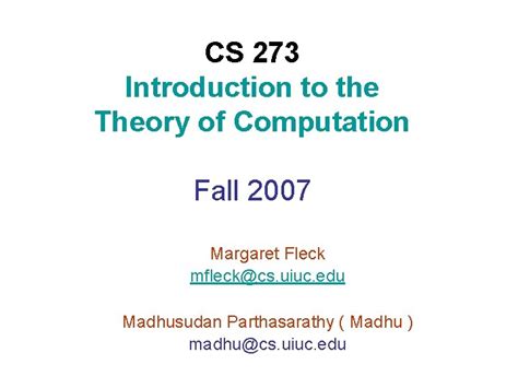 Cs Introduction To The Theory Of Computation