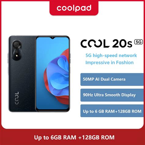 Teléfono inteligente Coolpad COOL 20S Android 13 con pantalla de 6 58