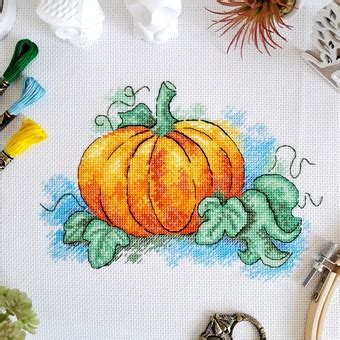 Artmishka Pumpkin - Cross Stitch Pattern - 123Stitch