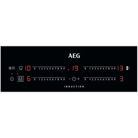 AEG Série 6000 Flex IKE64476FB Plaque à induction 4 zones 60 cm en noir